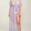 Pia Rossini Swimwear Lilah Purple Paisley Print Kimono Cover Up LIL02210 2 Pia Rossini Swimwear Lilah Purple Paisley Print Kimono Cover Up LIL02210