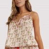 PJS & Lounge Playful Promises Sleepwear Bouffants Recycled Pink Cheeta Reycled Cami AIP005