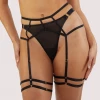 Garters & Thigh Highs Playful Promises Wolf & Whistle Ayla Black Harness Suspender L092