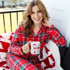 Pour Moi Loungewear Cosy Check Pajama Set 7579