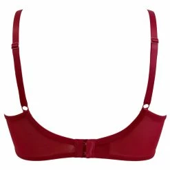 Pour Moi Dark Romance Red And Black Unlined Strappy Bra 21702