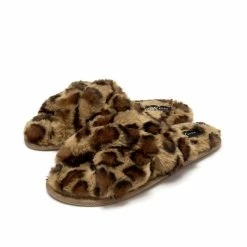 Pour Moi Faux Fur Fashion Colors Crossover Slipper 321 PJS & Lounge