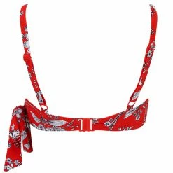 Pour Moi Swimwear Freedom Red White Wrap Front Bikini Top 25500