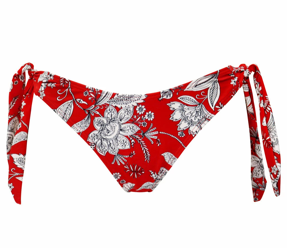 Pour Moi Swimwear Freedom Red White Tie Side Bikini Bottom 25504 3 Pour Moi Swimwear Freedom Red White Tie Side Bikini Bottom 25504