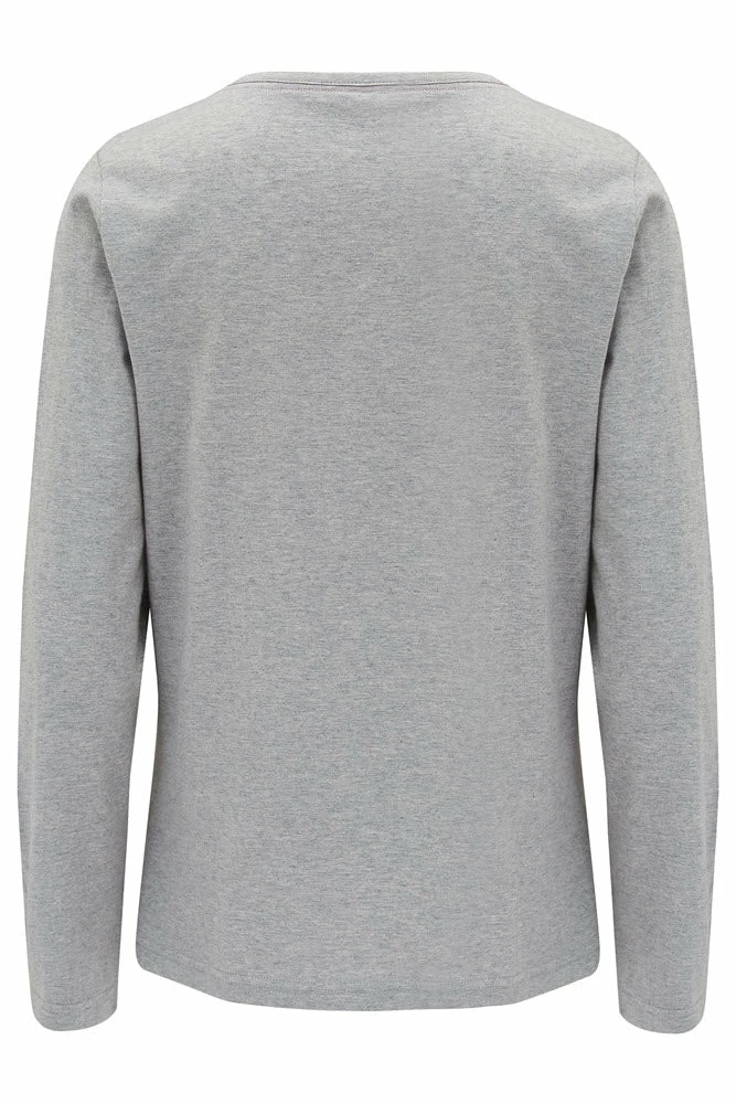 Petite Pour Moi Loungewear Jingle & Flamingle Charcoal & Pink Cotton Jersey Pajama Set 23104 6 Petite Pour Moi Loungewear Jingle & Flamingle Charcoal & Pink Cotton Jersey Pajama Set 23104