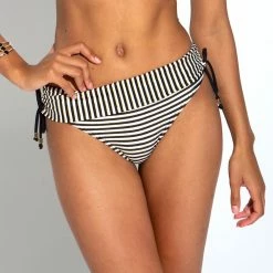 Pour Moi Swimwear Radiance Black White Gold Print Foldover Bikini Bottom 24703 10 Pour Moi Swimwear Radiance Black White Gold Print Foldover Bikini Bottom 24703
