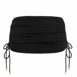 Pour Moi Swimwear Santa Cruz Black Adjustable Skirted Bikini Bottom 24904 13 Pour Moi Swimwear Santa Cruz Black Adjustable Skirted Bikini Bottom 24904