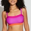 Pour Moi Swimwear Colour Block Multi Hidden Underwire Bandeau Bikini Top 25201