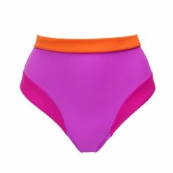 Pour Moi Swimwear Colour Block Multi High Waist Bikini Bottom 25205