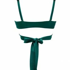 Pour Moi Swimwear Space Forest Front Fastening Wrap Around Lightly Padded Bikini Top 36036