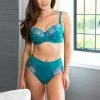 Pour Moi St Tropez Emerald High Waist Brief Panty 7718 1 Pour Moi St Tropez Emerald High Waist Brief Panty 7718