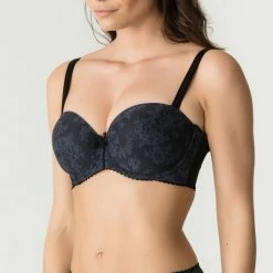 Prima Donna Divine Black Strapless Bra E-G 0262659 Bras