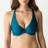 Prima Donna Swimwear Cocktail Boo Boo Blue Triangle Bikini Top 4000119