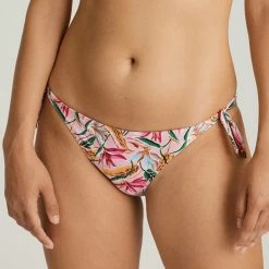 Prima Donna Swimwear Sirocco Pink Print Tie Side Bikini Bottom 4006953