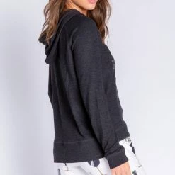 PJS & Lounge PJ Salvage Loungewear Mama Needs A Silent Night Heather Slate Hoodie RAWCHDPJ 10 PJS & Lounge PJ Salvage Loungewear Mama Needs A Silent Night Heather Slate Hoodie RAWCHDPJ