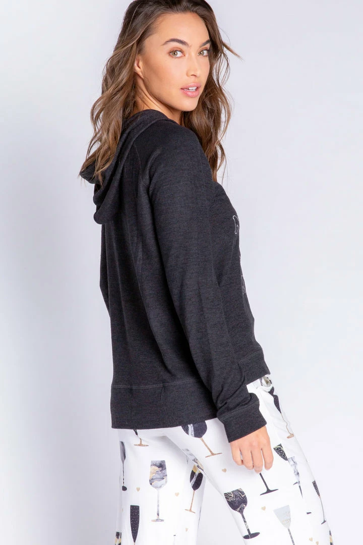 PJS & Lounge PJ Salvage Loungewear Mama Needs A Silent Night Heather Slate Hoodie RAWCHDPJ 6 PJS & Lounge PJ Salvage Loungewear Mama Needs A Silent Night Heather Slate Hoodie RAWCHDPJ