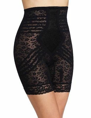 Rago Shapewear Black Highwaist Thigh Shaper Plus Size 6207 Thigh Chafing 3 Rago Shapewear Black Highwaist Thigh Shaper Plus Size 6207 Thigh Chafing