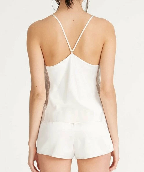 Lingerie Rya Sleepwear Darling Ivory Cami And Tap Short Set 379 4 Lingerie Rya Sleepwear Darling Ivory Cami And Tap Short Set 379