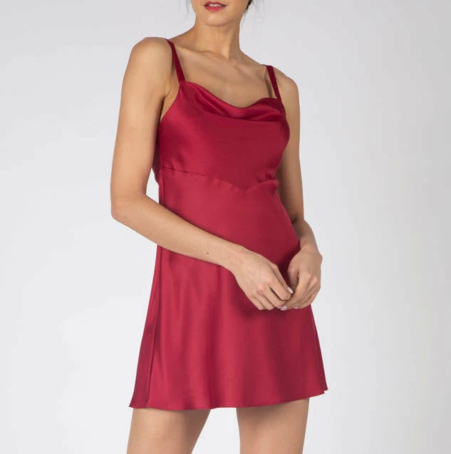 Rya Sleepwear Heavenly Sangria Chemise Gown 469 4 Rya Sleepwear Heavenly Sangria Chemise Gown 469
