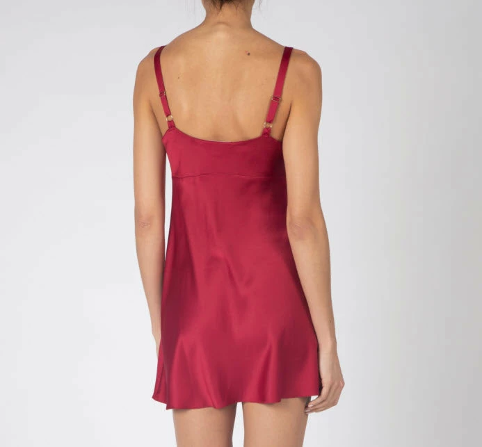 Rya Sleepwear Heavenly Sangria Chemise Gown 469 5 Rya Sleepwear Heavenly Sangria Chemise Gown 469