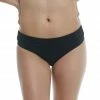 Skye Swimwear Reg Skye Swimwear Black Mid Waist Fold Over Bikini Bottom 43638