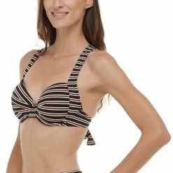 Skye Swimwear Regal Scarlet Black Bini Top 709124