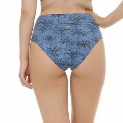 Skye Swimwear Reg Skye Swimwear Savanna Rachel Denim High Waist Bikini Bottom 71554