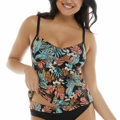 Skye Swimwear Reg Skye Swimwear Manaus Piper Black Tankini Top 722181