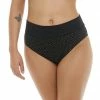 Skye Swimwear Reg Skye Swimwear Night Sky Rachel Black High Waist Bikini Bottom 72654