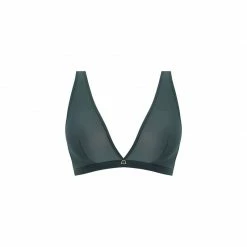 Bras Freya Snapshot Emerald Green Sheer Bralette Bra 400917