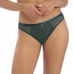 Freya Snapshot Emerald Green Sheer Brief Panty 400950