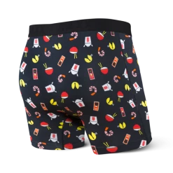 Saxx Ultra Black Soy Happy Boxer Brief Underwear BB30F