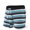 Mens Saxx Vibe Grey Pop Stripe Modern Fit Boxer Brief Underwear BM35