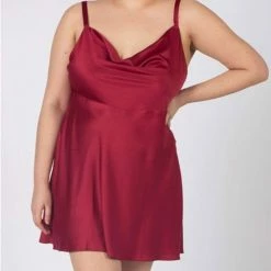 Rya Sleepwear Heavenly Sangria Chemise Gown 469