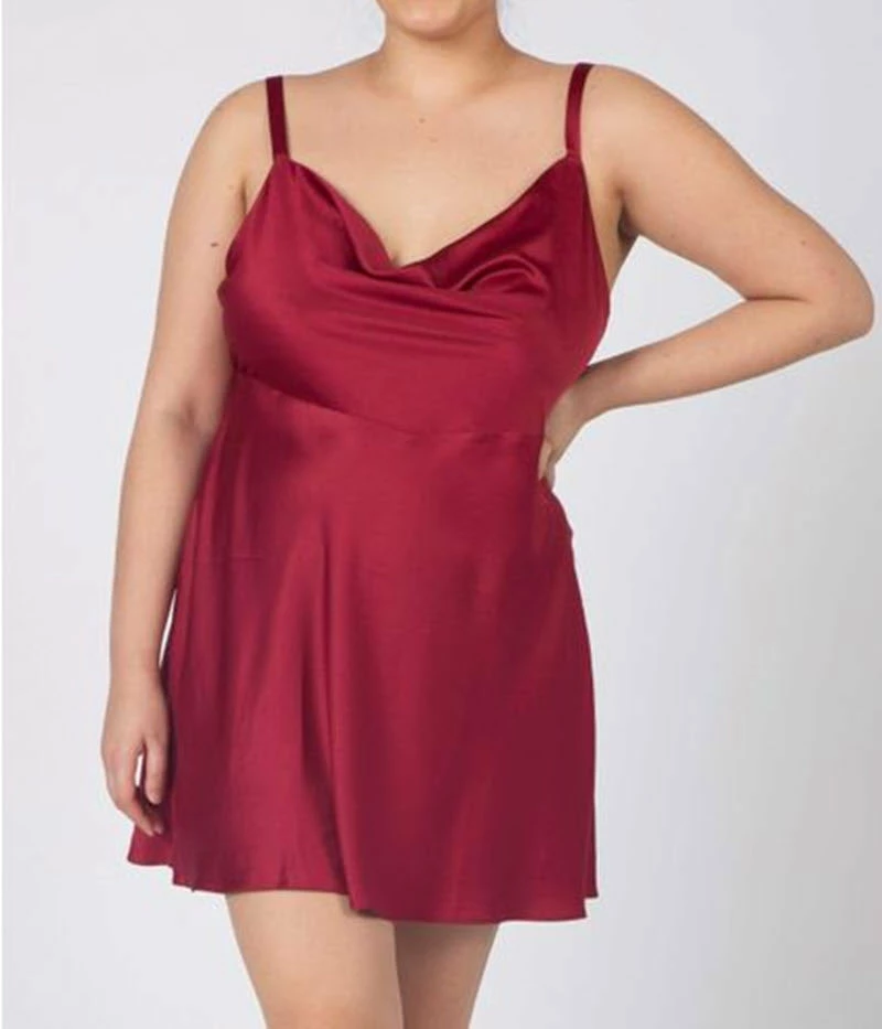 Rya Sleepwear Heavenly Sangria Chemise Gown 469 3 Rya Sleepwear Heavenly Sangria Chemise Gown 469
