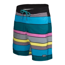 Saxx Betawave Boardie Multi Stripe Mens Swimwear SW02L