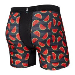 Saxx Hot Shot Summer Fave Black Cooling Boxer Brief Underwear BB09