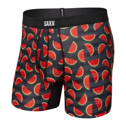Saxx Hot Shot Summer Fave Black Cooling Boxer Brief Underwear BB09