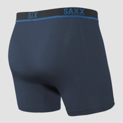 Saxx Kinetic City Blue Boxer No Fly Mens Underwear BB32