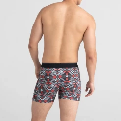 Saxx Quest 2.0 El Dorado Graphite Modern Fit Boxer Brief Underwear BB70F