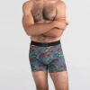 Mens Saxx Quest 2.0 Shadow Fish Storm Blue Modern Fit Boxer Brief Underwear BB70F 1 Mens Saxx Quest 2.0 Shadow Fish Storm Blue Modern Fit Boxer Brief Underwear BB70F