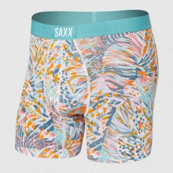Saxx Vibe Butterfly Palm Multi Modern Fit Boxer Brief Mens Underwear BM35