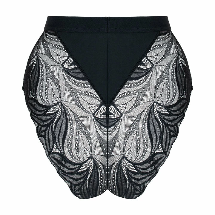 Curvy Kate Scantilly Indulgence Black Latte High Waist Panty 010208 7 Curvy Kate Scantilly Indulgence Black Latte High Waist Panty 010208