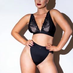 Curvy Kate Scantilly Indulgence Black Latte High Waist Panty 010208 10 Curvy Kate Scantilly Indulgence Black Latte High Waist Panty 010208