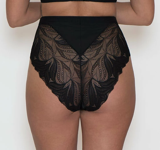 Curvy Kate Scantilly Indulgence Black Latte High Waist Panty 010208 4 Curvy Kate Scantilly Indulgence Black Latte High Waist Panty 010208