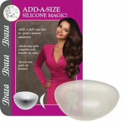 Brazabra Braza Silicone Add A Size Breast Enhancement Pads 74002