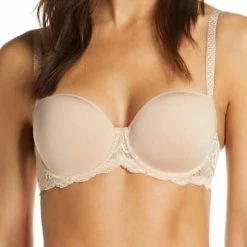 Simone Perele Caresse Beige Seamless Bra 12A343