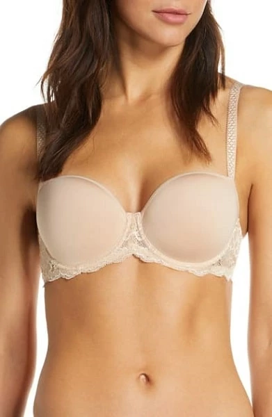 Simone Perele Caresse Beige Seamless Bra 12A343 3 Simone Perele Caresse Beige Seamless Bra 12A343