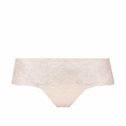 Bra & Panty Sets Simone Perele Promesse Petal Pink Lace Boyshort Panty 12H630