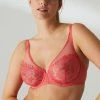 Simone Perele Dahlia Papaya Lace Unlined Bra 14V319 Bras